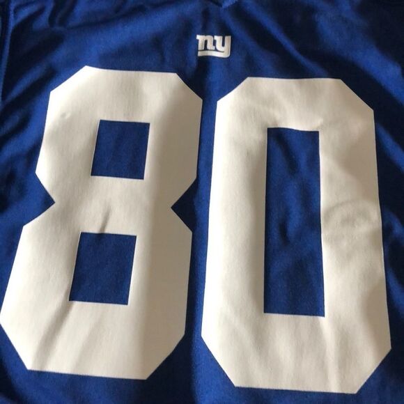 Nike Giants Boys “Cruz” Blue NFL Jersey #80 - Picture 2 of 6
